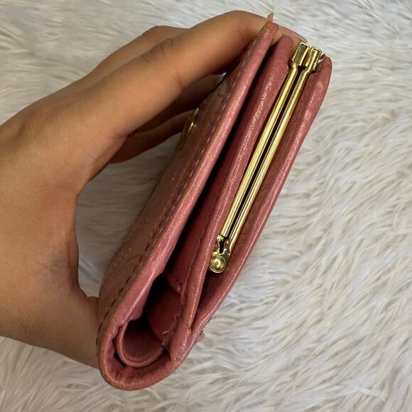 y2k COACH Vintage Pink Kisslock Wallet - Picture 4 of 13